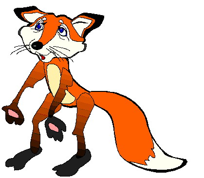 Foxes clip art