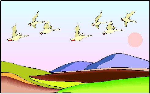 Geese clip art