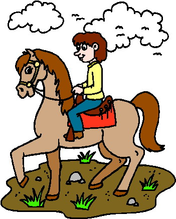 Horses clip art