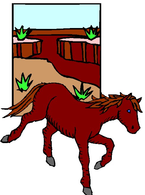 Horses clip art