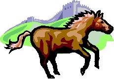 Horses clip art