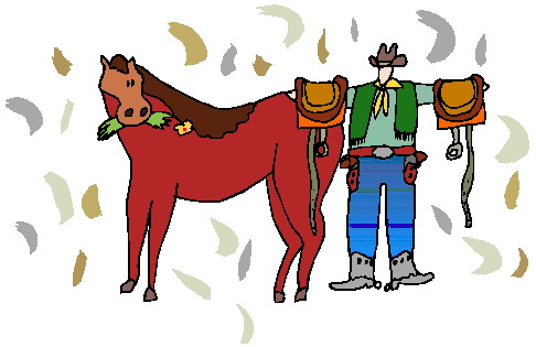 Horses clip art