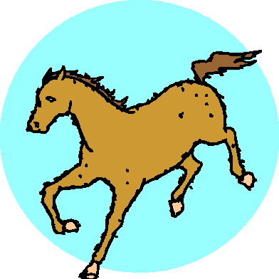 Horses clip art