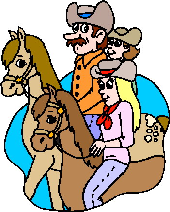 Horses clip art
