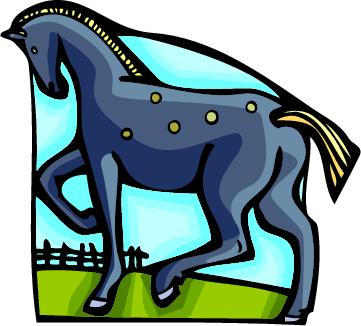 Horses clip art