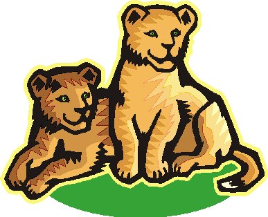 Lions clip art