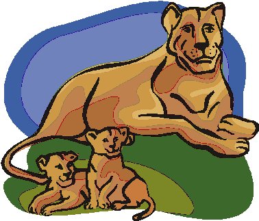 Lions clip art