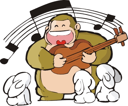 Monkeys clip art