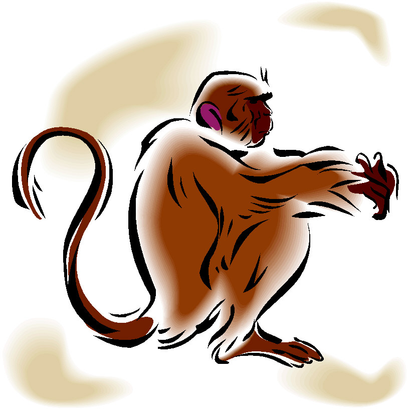 Monkeys clip art