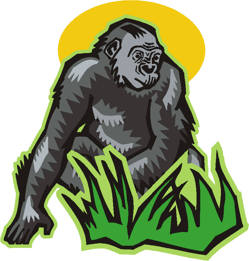 Monkeys clip art