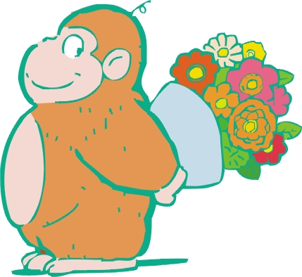Monkeys clip art