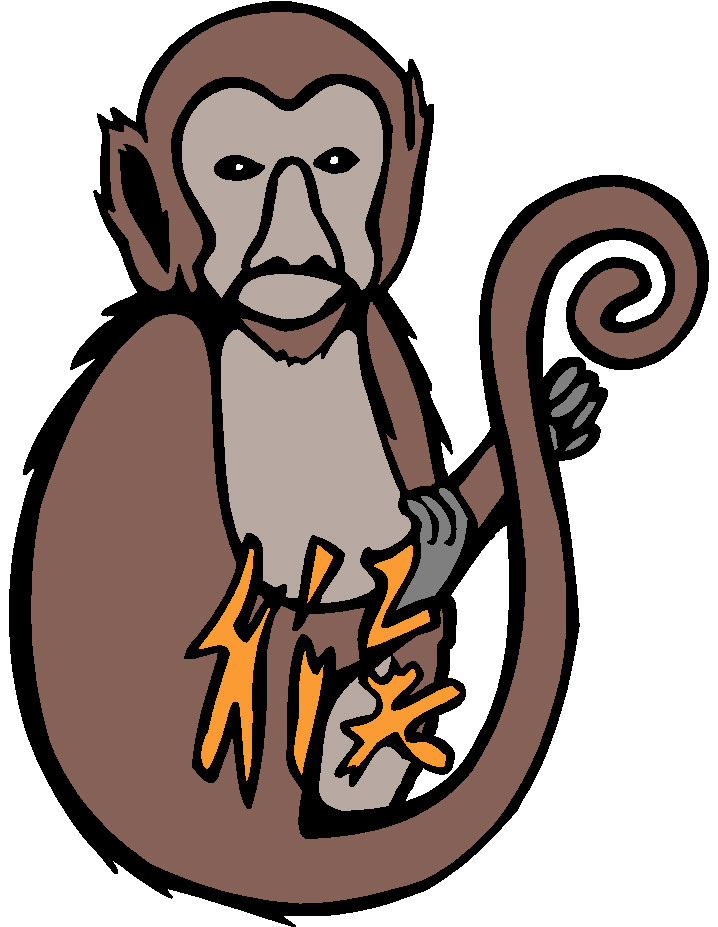 Monkeys clip art