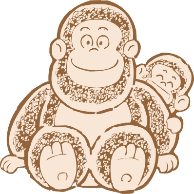 Monkeys clip art