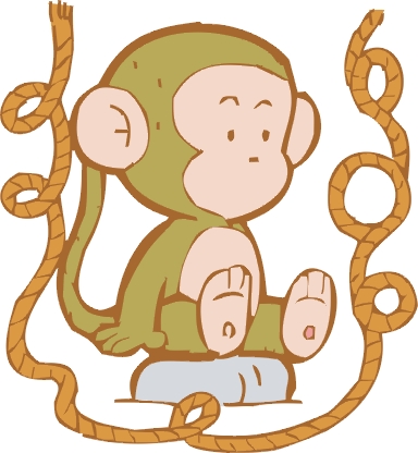 Monkeys clip art