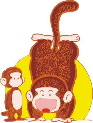 Monkeys clip art