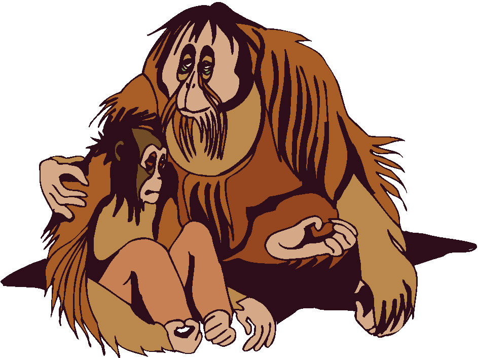 Monkeys clip art
