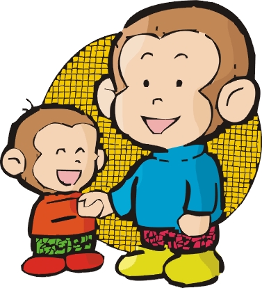 Monkeys clip art