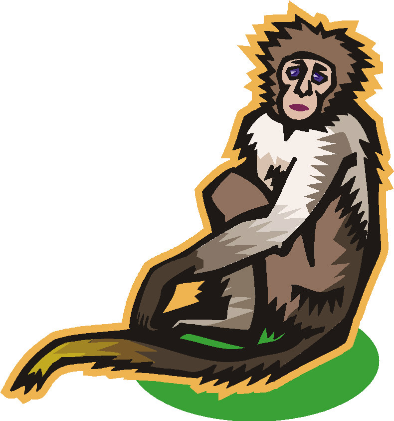 Monkeys clip art