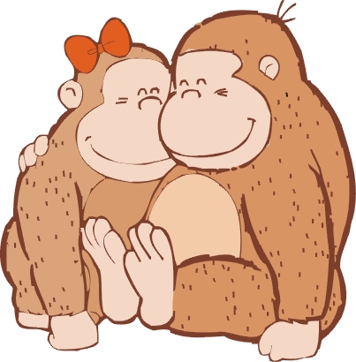 Monkeys clip art