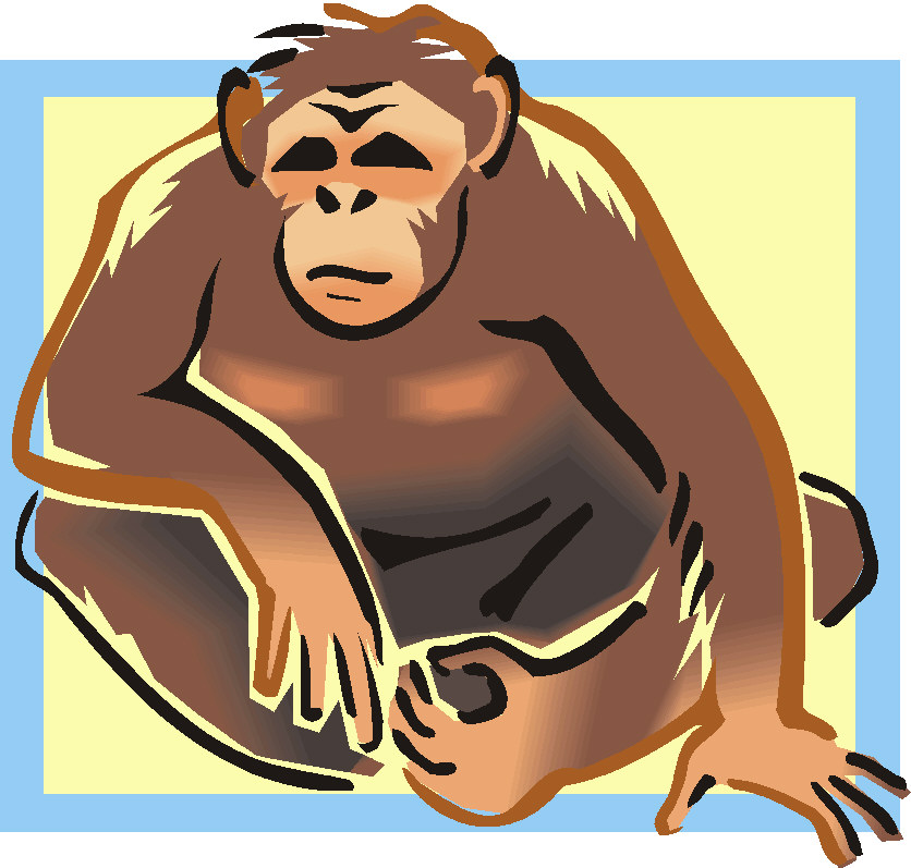 Monkeys clip art