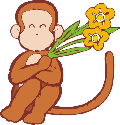 Monkeys clip art