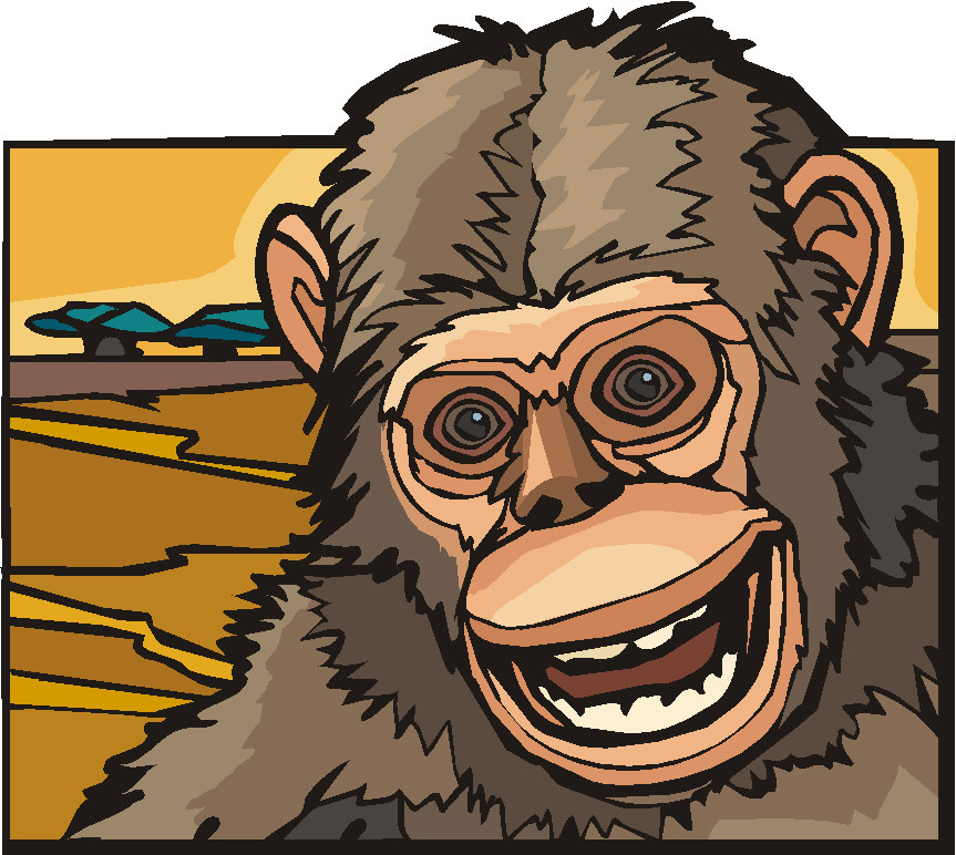 Monkeys clip art