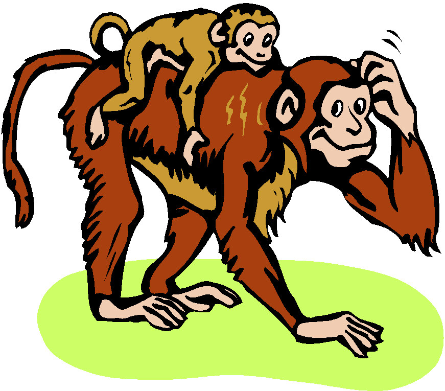 Monkeys clip art