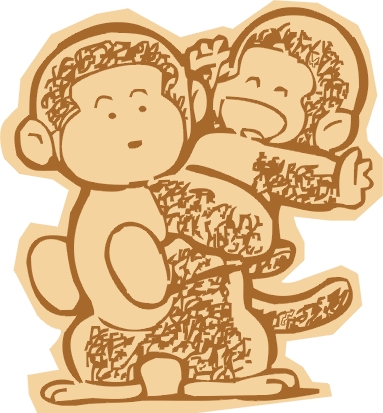 Monkeys clip art