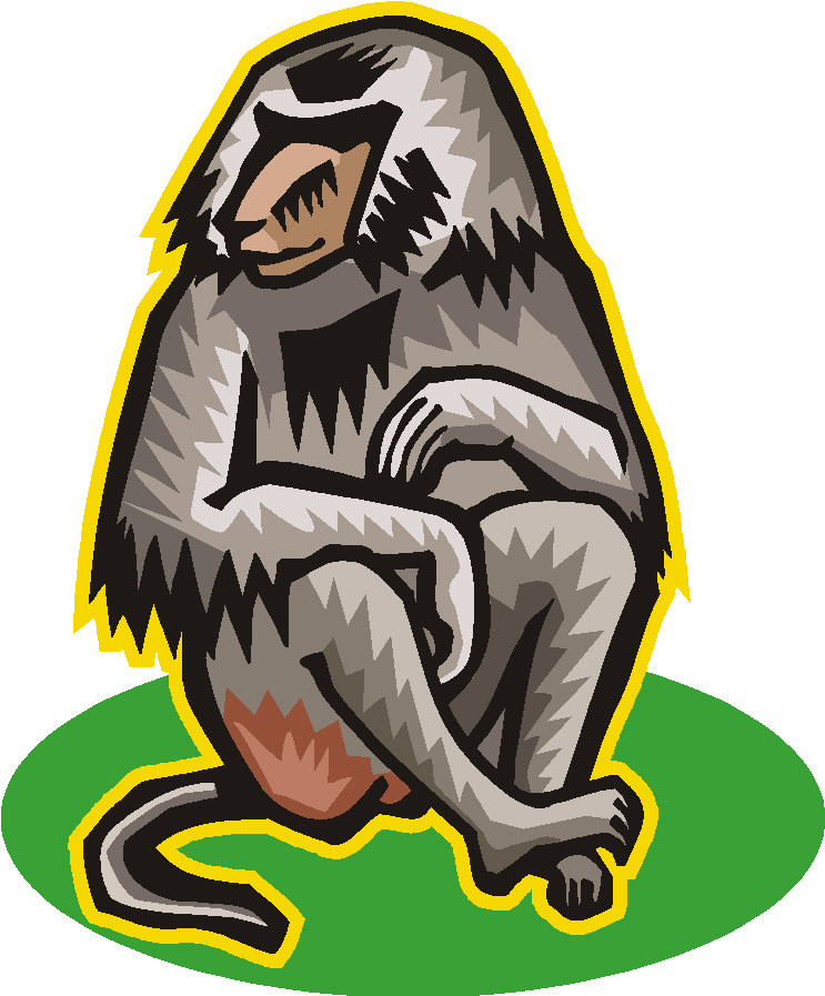 Monkeys clip art