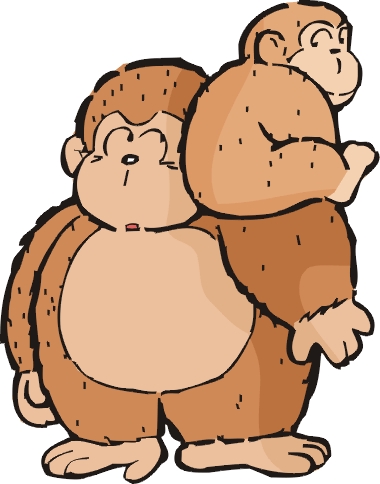 Monkeys clip art