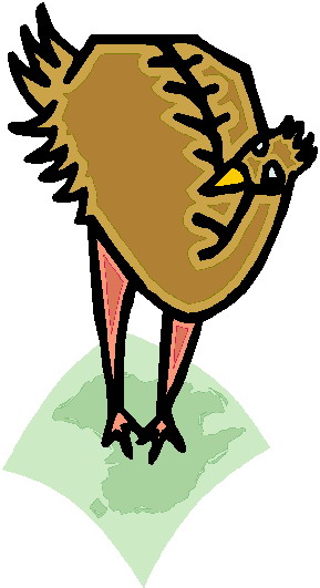 Ostriches clip art