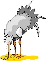 Ostriches clip art