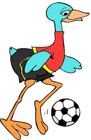 Ostriches clip art