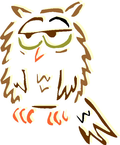 Owls clip art