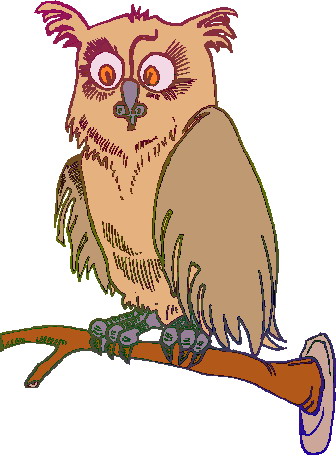 Owls clip art