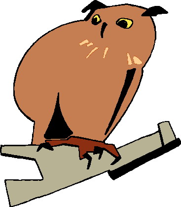 Owls clip art