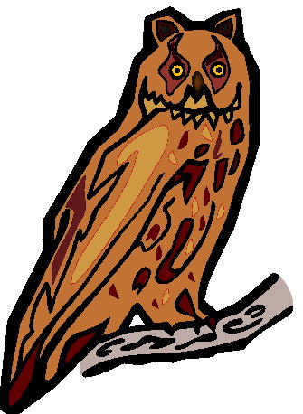 Owls clip art