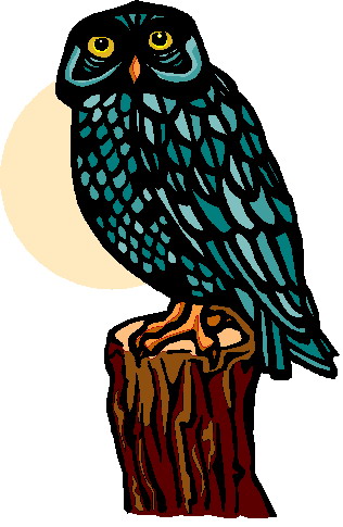 Owls clip art