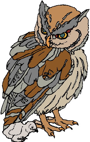 Owls clip art