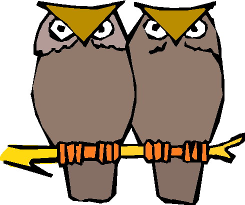 Owls clip art