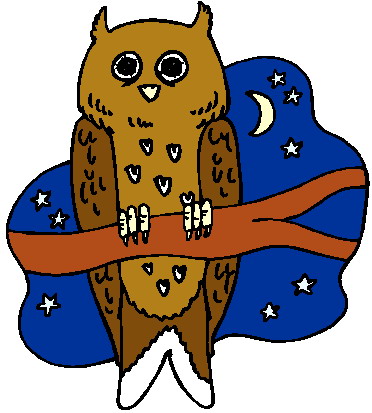 Owls clip art