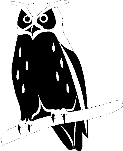 Owls clip art