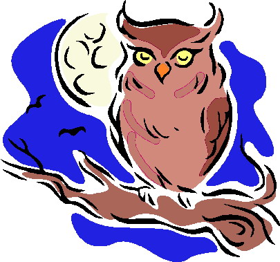 Owls clip art