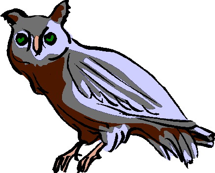 Owls clip art