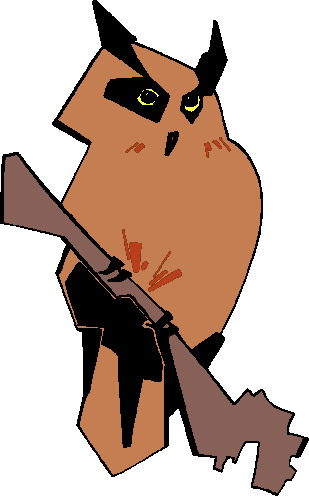 Owls clip art