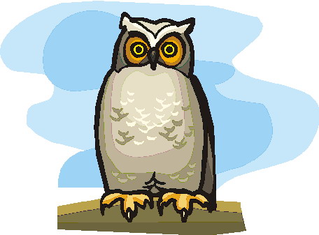 Owls clip art