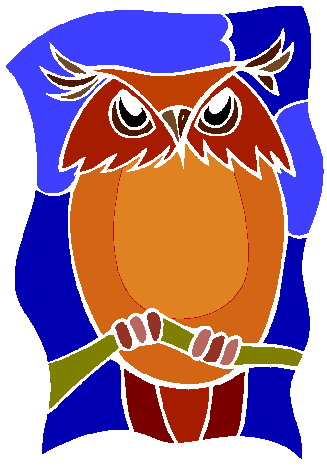 Owls clip art