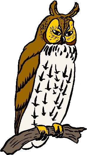 Owls clip art