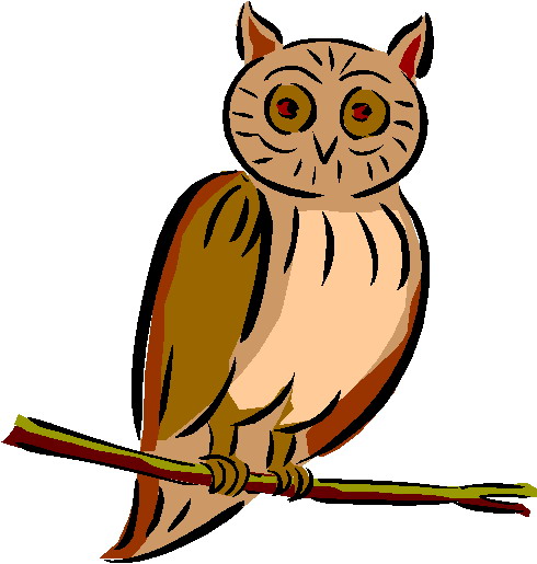 Owls clip art