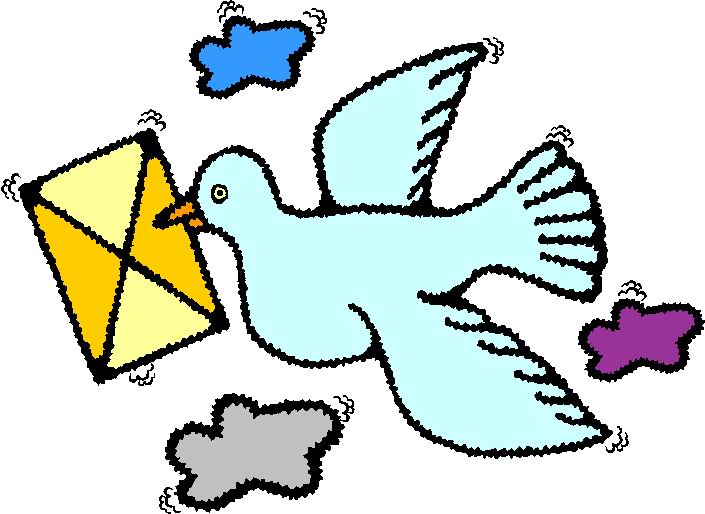 Pigeons clip art